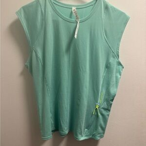 *Lululemon Cap Sleeve Hiking Tank Top Women’s Wild Mint Green Athletic Gym